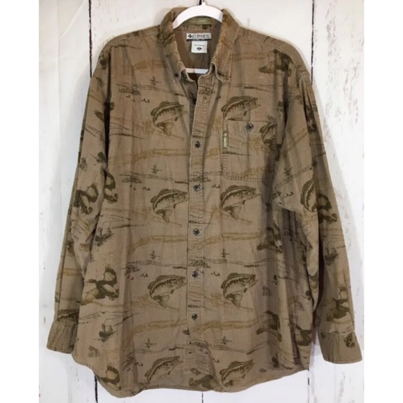 Columbia Other - Columbia Corduroy Fishing/Duck Hunting Shirt XL